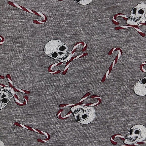 Torrid 4 4x 26/28 Skull Candy Cane Tee - Picture 4 of 5